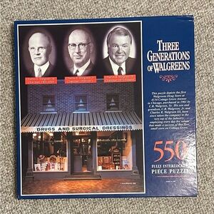 Three Generations Walgreens 550 Piece Puzzle